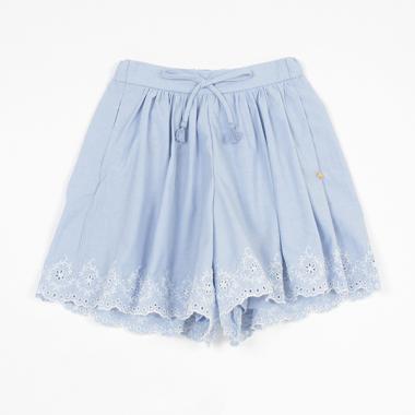 ガールズ エンブロイダリーキュロットスカート