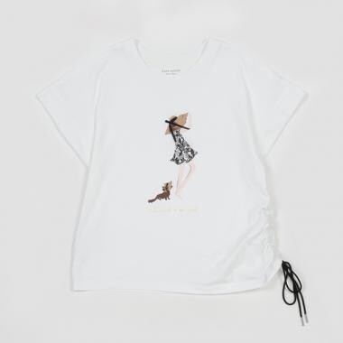 【人気商品再入荷】【直営店で取り扱い無し】ガールズ トロピカルフォリッジガールTシャツ