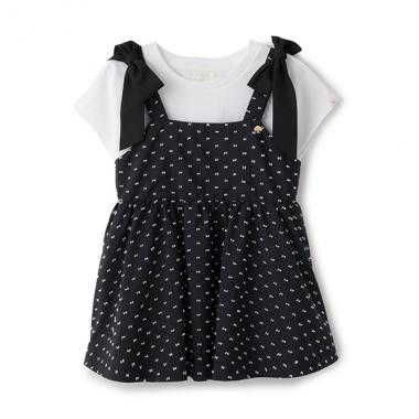 ガールズ ボウドビーチュニック&Tシャツセット