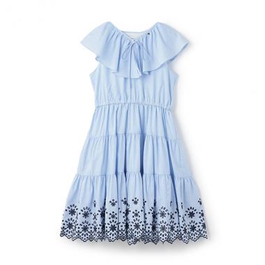 ガールズ エンブロイダリーワンピース