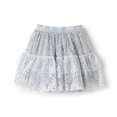 フラワードットチュールスカート