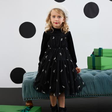 カラーリリーチュールワンピースセット