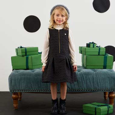 スペードフラワーキルトジャンパースカート