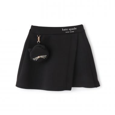 キャットポーチつきキュロットスカート