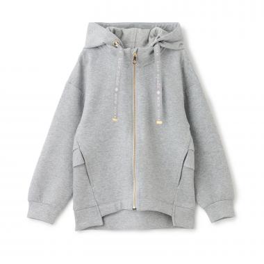 ラメダンボールニットパーカ