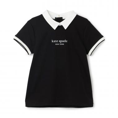 【人気商品再入荷】【直営店で取り扱い無し】ロゴ衿つきカットソー