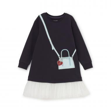 トロンプルイユチュールバッグワンピース