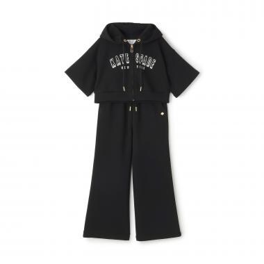 ロゴ半袖パーカ＆パンツセット