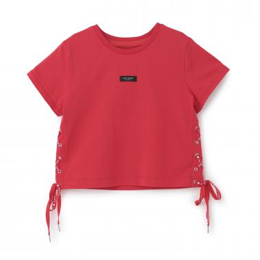サイドレースアップTシャツ