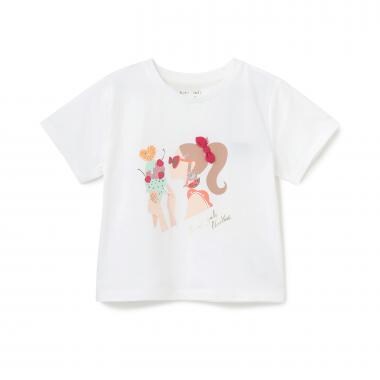 オレンジアイスクリームTシャツ