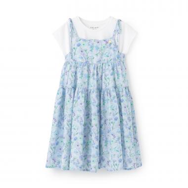 ボタニカルブルームズワンピース＆Tシャツセット