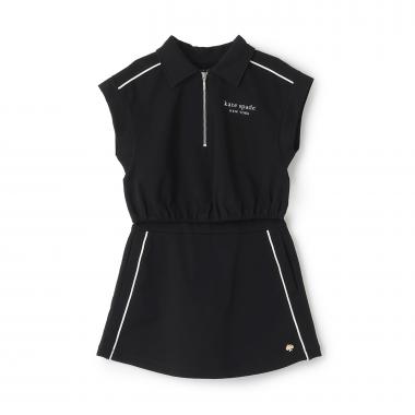 ハーフジップアップカットソー＆キュロットセット