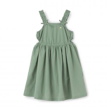 カットアウトギャザーワンピース