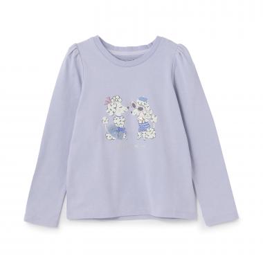 ドレスアップドッグ長袖Tシャツ
