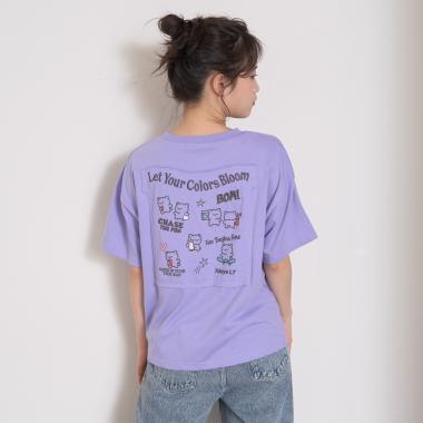 【7days】クマモチーフ半袖Tシャツ