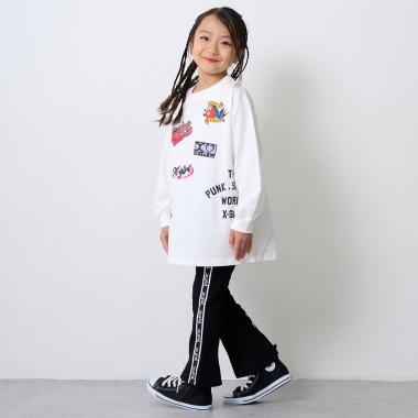 【TBSドラマ フェイクマミー 着用アイテム】バックスリットフレアレギンス