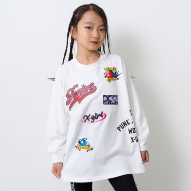 【TBSドラマ フェイクマミー 着用アイテム】MIXロゴ長袖Tシャツ