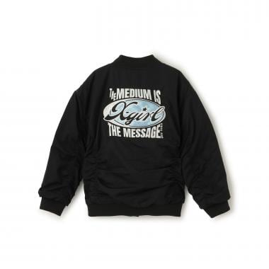 ロゴ刺しゅうMA-1