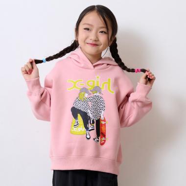 ガール&ボーイイラストパーカー