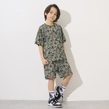 ファニーゴリラ&キラッキー カモ柄ショートパンツ