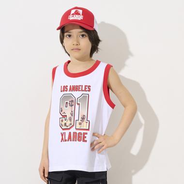 パームツリーナンバリングタンクトップ