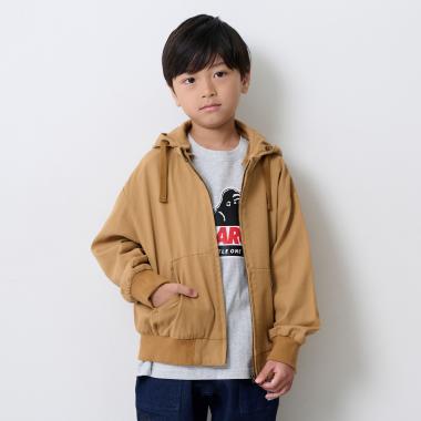 タイガーカモツイルフードブルゾン