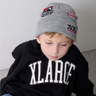 ワッペンニットキャップ