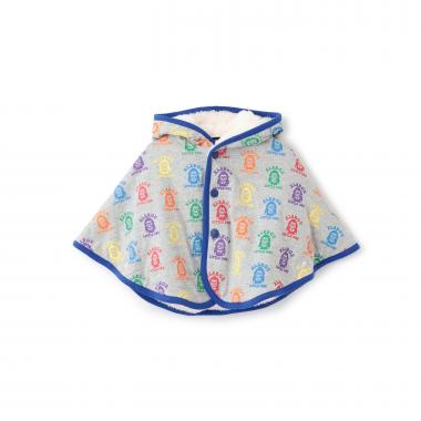 カラフルファニーゴリラポンチョ