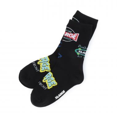 ミックスロゴ クルーソックス