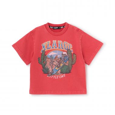 スケルトンスケボー ヴィンテージライク半袖Tシャツ