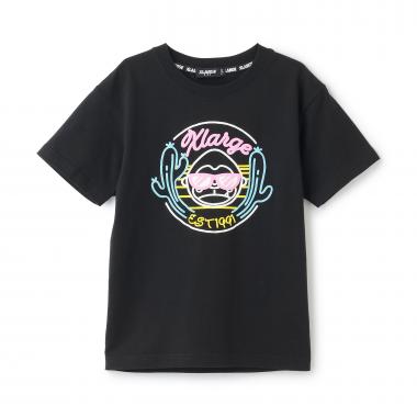 ネオンポップファニーゴリラ 半袖Tシャツ