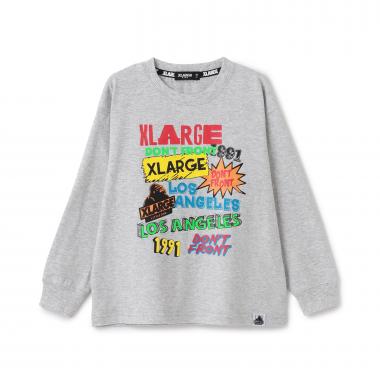 【人気商品再入荷】【直営店で取り扱い無し】ランダムマルチロゴ長袖Tシャツ