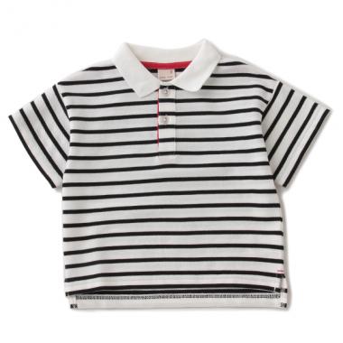 ボーダーポロシャツ