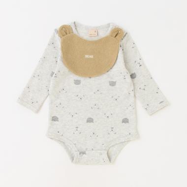 【オーガニック】スタイつきロンパース