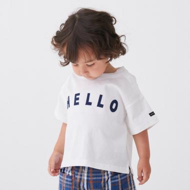 【接触冷感】アップリケロゴTシャツ