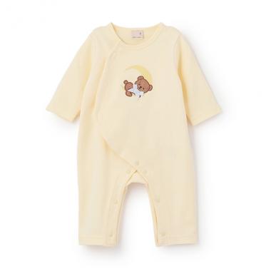 【弱酸性】モチーフアップリケカバーオール