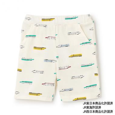 【新幹線】総柄カットハーフパンツ