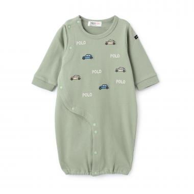 【POLO BCS】モチーフ刺繍長袖2WAYオール