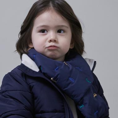 アソート刺しゅう中綿マフラー