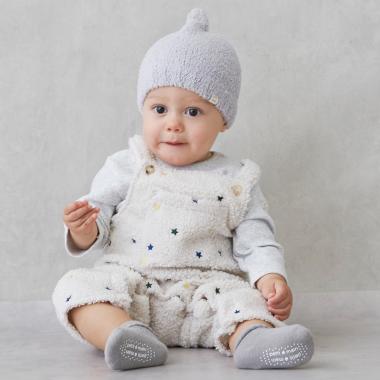 星刺しゅうサロペットカバーオール