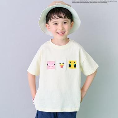 【MINECRAFT】アップリケ半袖Tシャツ