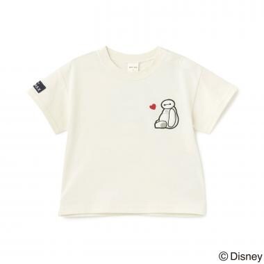 【Disney】【接触冷感】ベイマックス / アップリケTシャツ