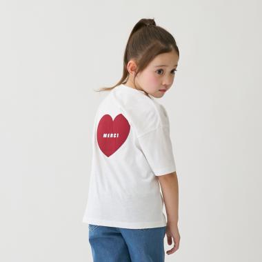 【接触冷感】バックアップリケ半袖Tシャツ