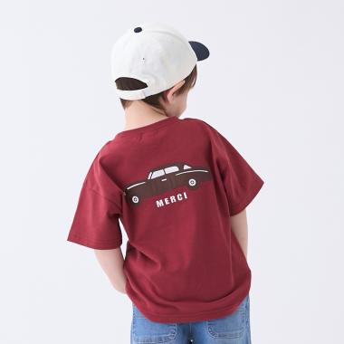 【接触冷感】バックアップリケ半袖Tシャツ