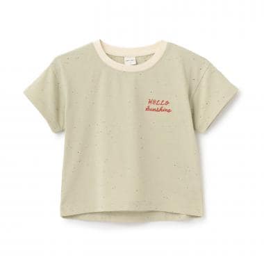 【接触冷感】ネップグラフィック半袖Tシャツ