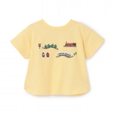 【接触冷感】前後で着れる2WAY半袖Tシャツ