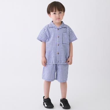 チェック布帛セットアップ