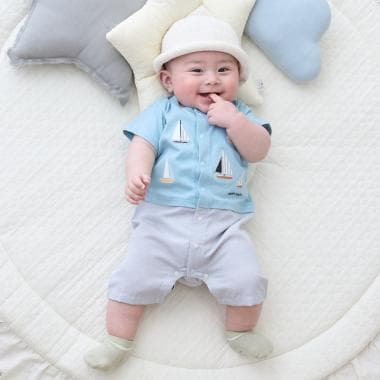 【リンク】アップリケカバーオール