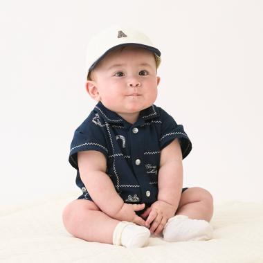 【リンク】インド綿刺しゅうカバーオール