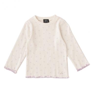 オーガニックコットン チェリーメロウリブTシャツ